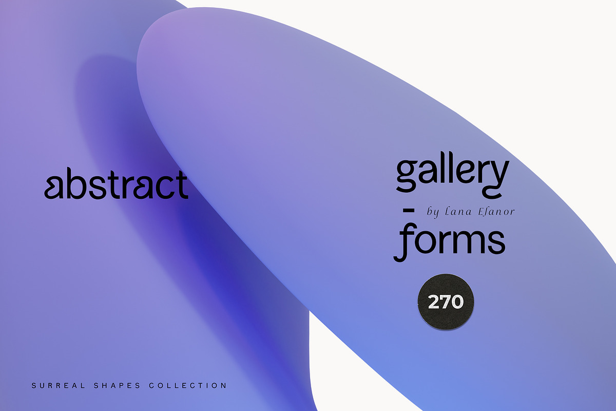 ABSTRACT holo shapes gradients blend, an Object Graphic by Lana Elanor (Photo 2 of 12)
