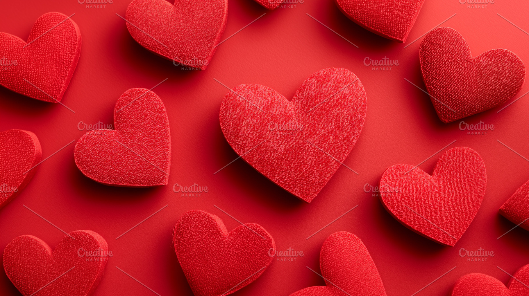Vibrant red background filled with, a Holiday Photo by MistyDay