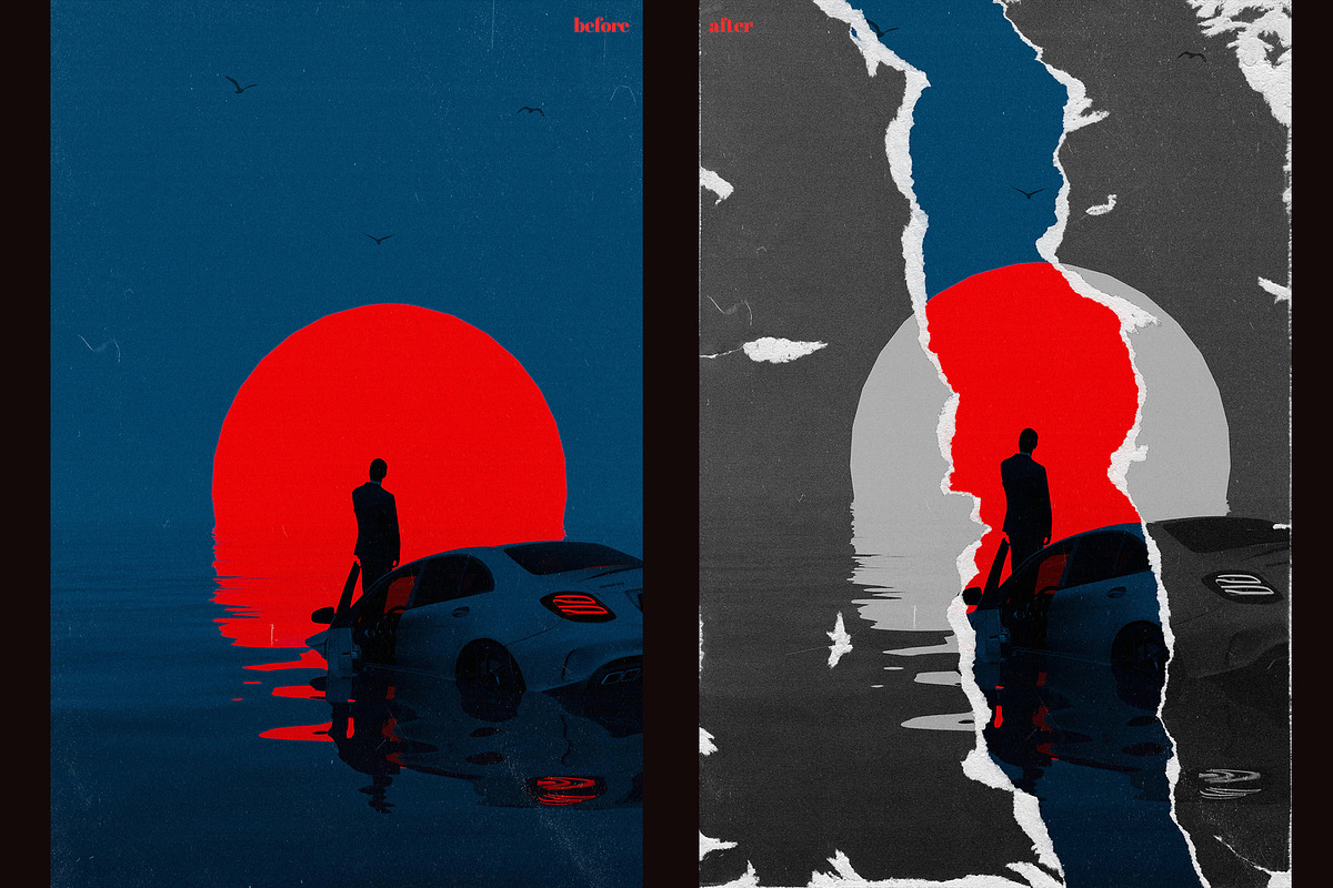 Torn Paper Cutout Photo Effect, a Layer Style Add-On by smishura (Photo 3 of 3)