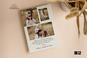 Christmas Card Template CC196