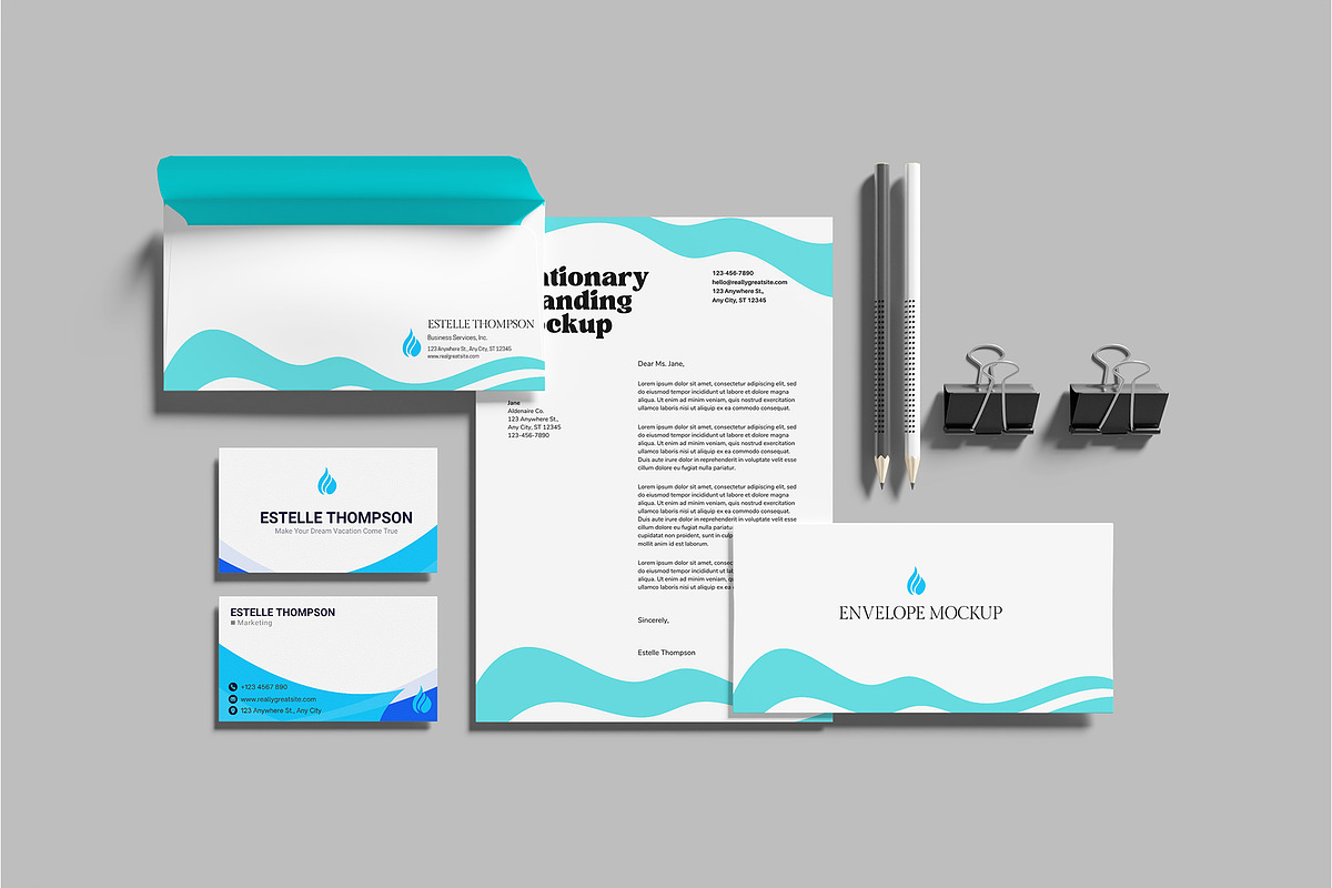 Stationery Branding Mockup, a Product Mockup by Bangdastudio (Photo 11 of 11)