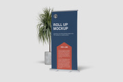 Roll Up Banner Mockups, an Advertising Mockup by graphiccrew (Thumbnail 7 of 10)