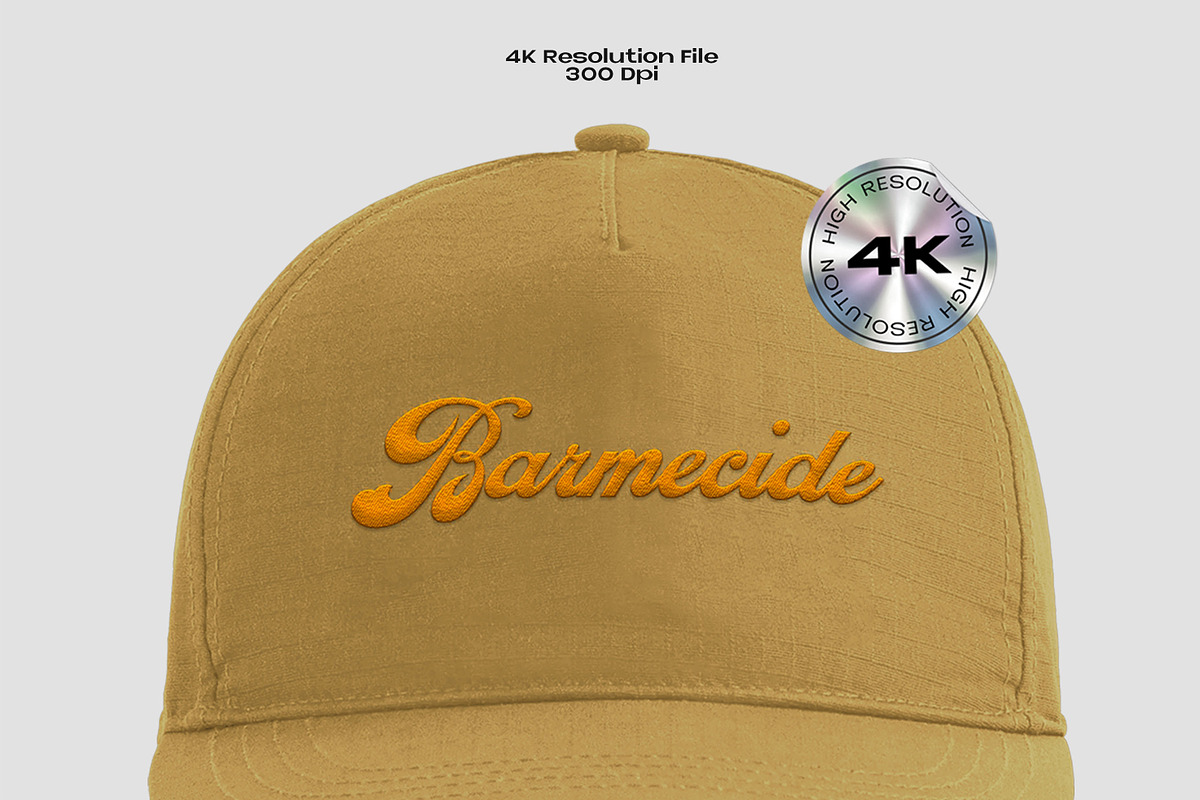 Snapback caps mockup, a Hat Mockup by Barmecide Mockup Studio (Photo 2 of 3)