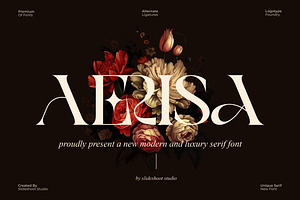 Aerisa || Modern & Luxury Serif Font