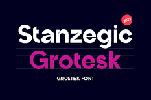 Stanzegic Modern Grotesk Font