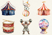Circus Sublimation Clipart, an Illustration by OK Design (Thumbnail 4 of 5)