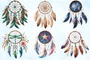 Dreamcatchers clipart bundle, an Illustration by Craft Nest (Thumbnail 4 of 9)