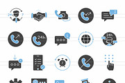 Customer Services Blue & Black Icons, an Icon by IconBunny (Thumbnail 2 of 2)