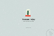 Merry Christmas vector graphics, a Decorative Illustration by Marie Smth (Thumbnail 6 of 6)