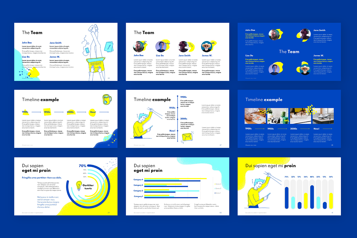 Doodle Illustration - PowerPoint, a Presentation Template by chio ...