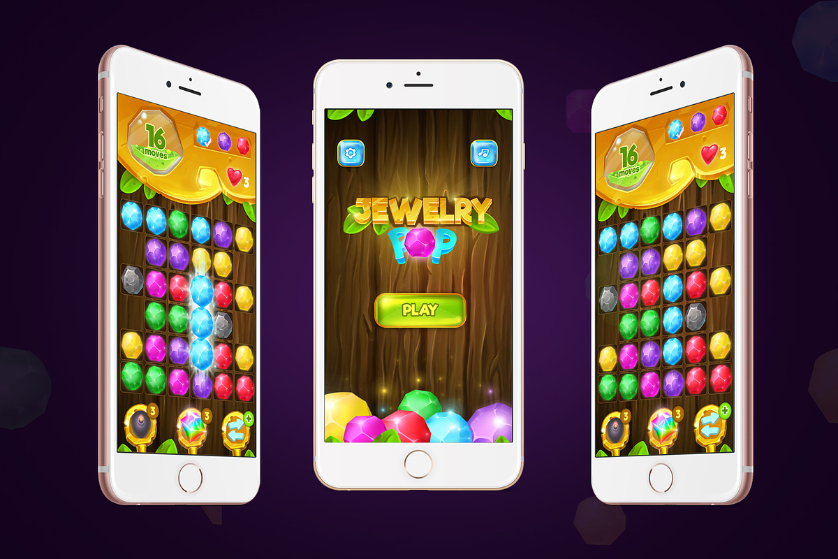 Jewelry Game Pack with Game Gems, a Templates & Theme by JUBO (Photo 1 of 4)