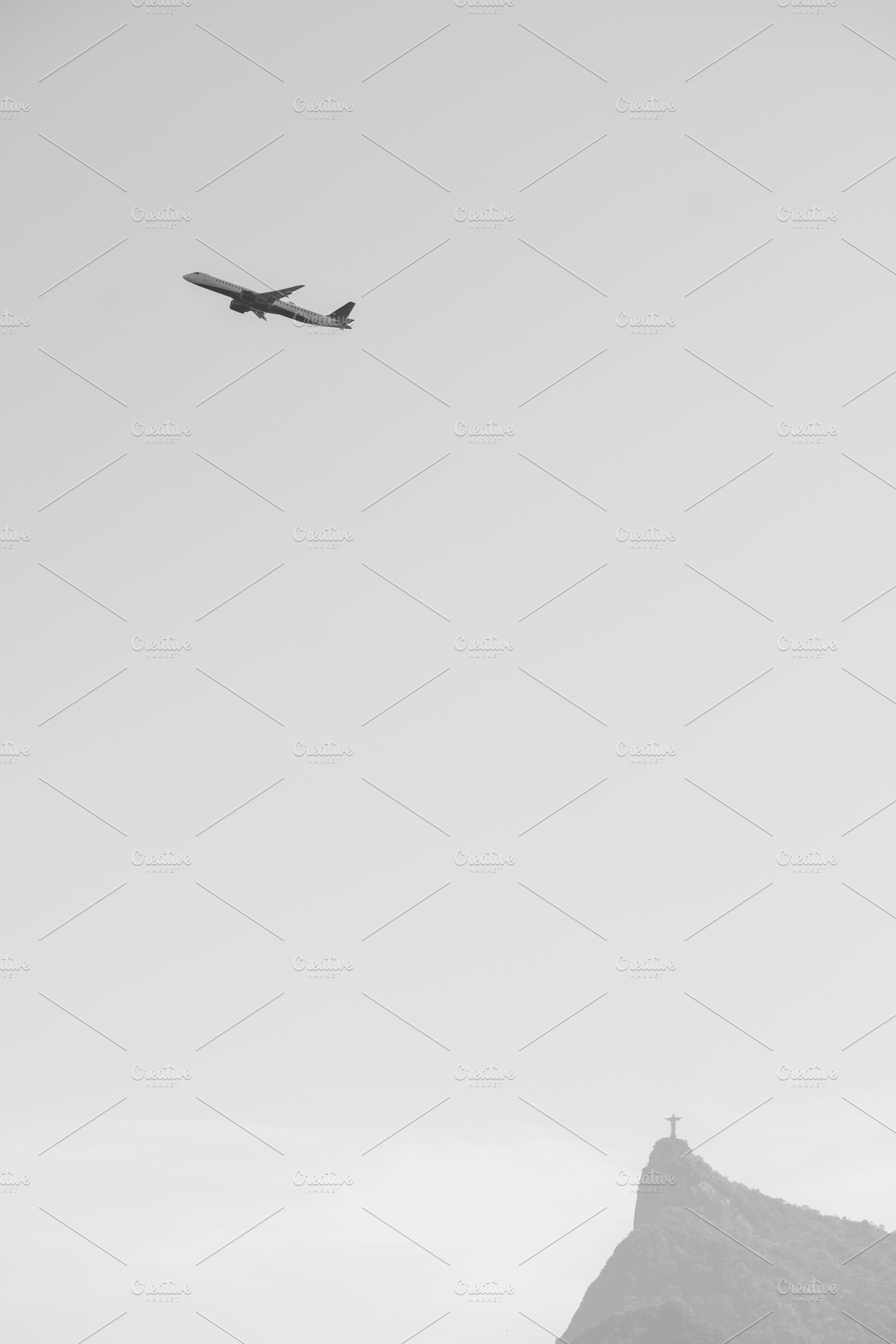 Plane over Rio mountain, a Wallpaper Photo by SkyNext