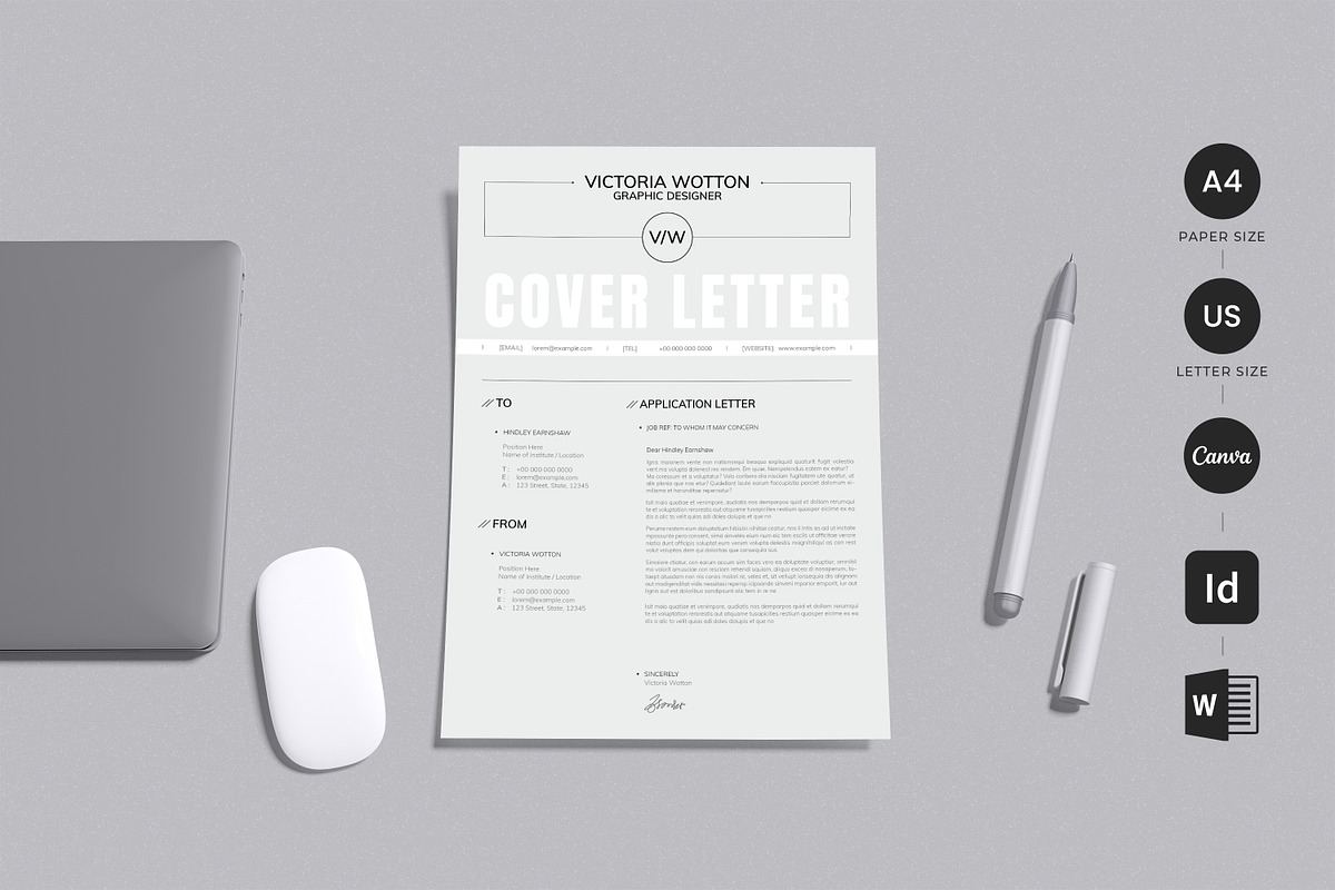Simple and Clean Resume with Cover, a Resume Template by Studio Temply (Photo 6 of 7)