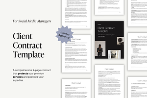 Social Media Management Contract