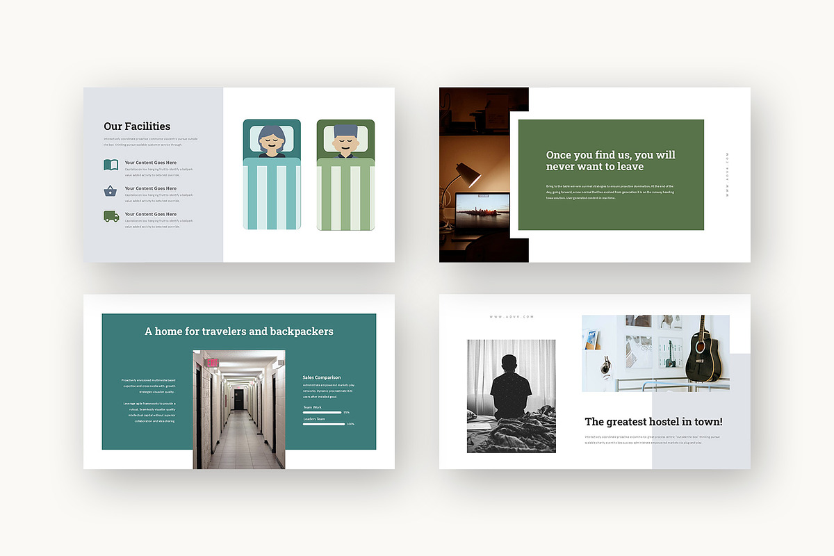 Advr : Hostel Deck Google Slides, a Presentation Template by Punkl Camp (Photo 4 of 16)