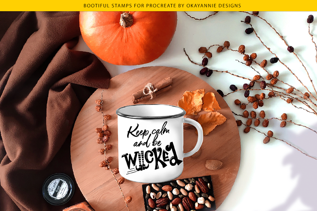 Happy Halloween Procreate Bundle, a Brush Add-On by OkayAnnie Designs (Photo 6 of 18)
