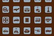 42 TRANSPORT simple icons, an Icon by Palau (Thumbnail 3 of 5)