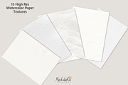 Watercolor Paper Textures, a Texture Graphic by Markdisha Designs (Thumbnail 2 of 2)