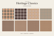 Heritage Classics Seamless Patterns, a Pattern Graphic by Everilda (Thumbnail 1 of 3)