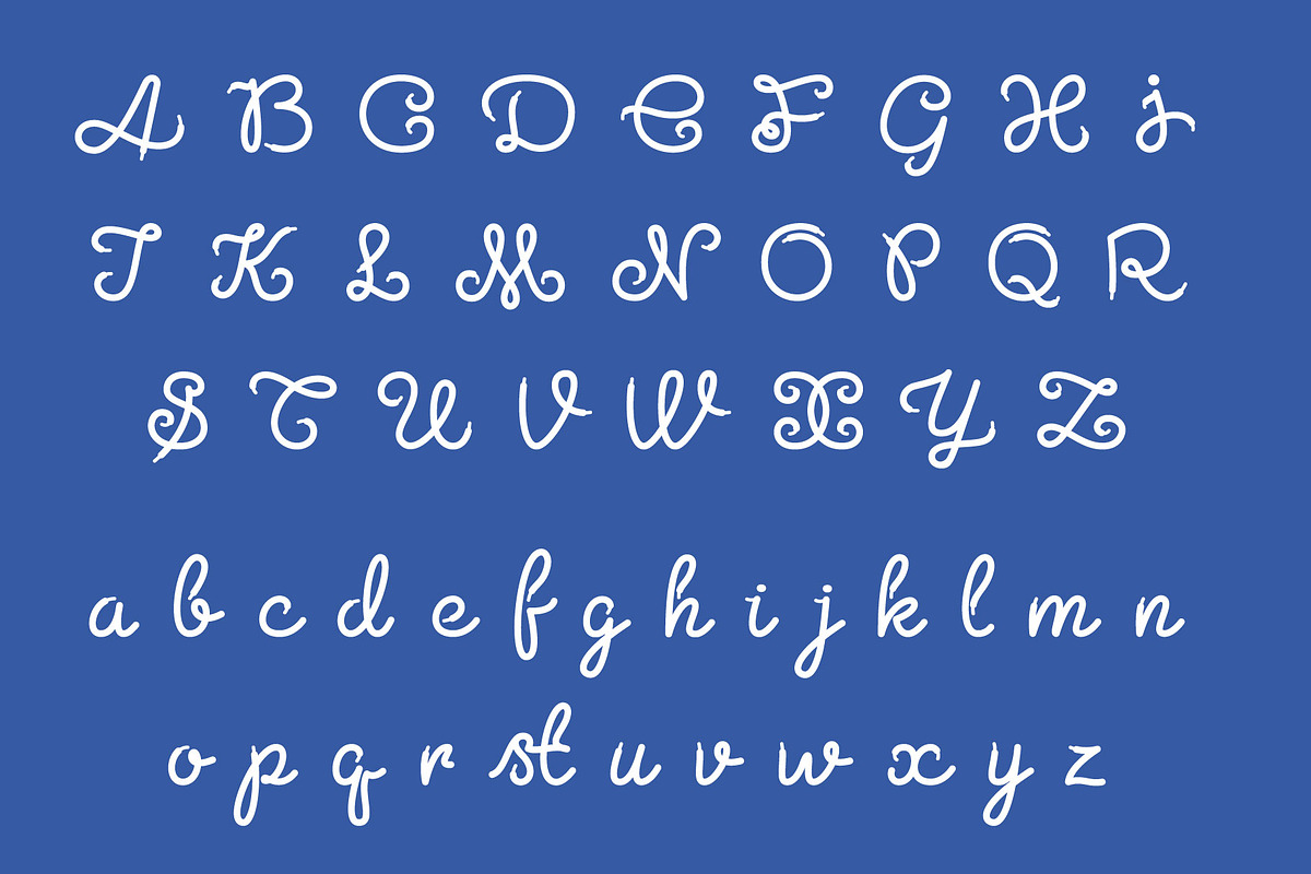 Lace line font preview 7