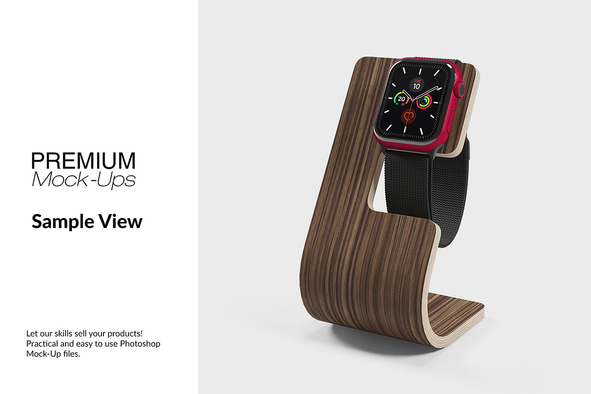 Smart Watch 7 Mockups, a Wearable Device Mockup by mock-ups (Photo 7 of 12)