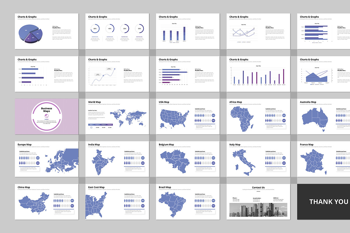 Infographic Pitch Deck Google Slides, a Presentation Template by Design Vault (Photo 12 of 12)