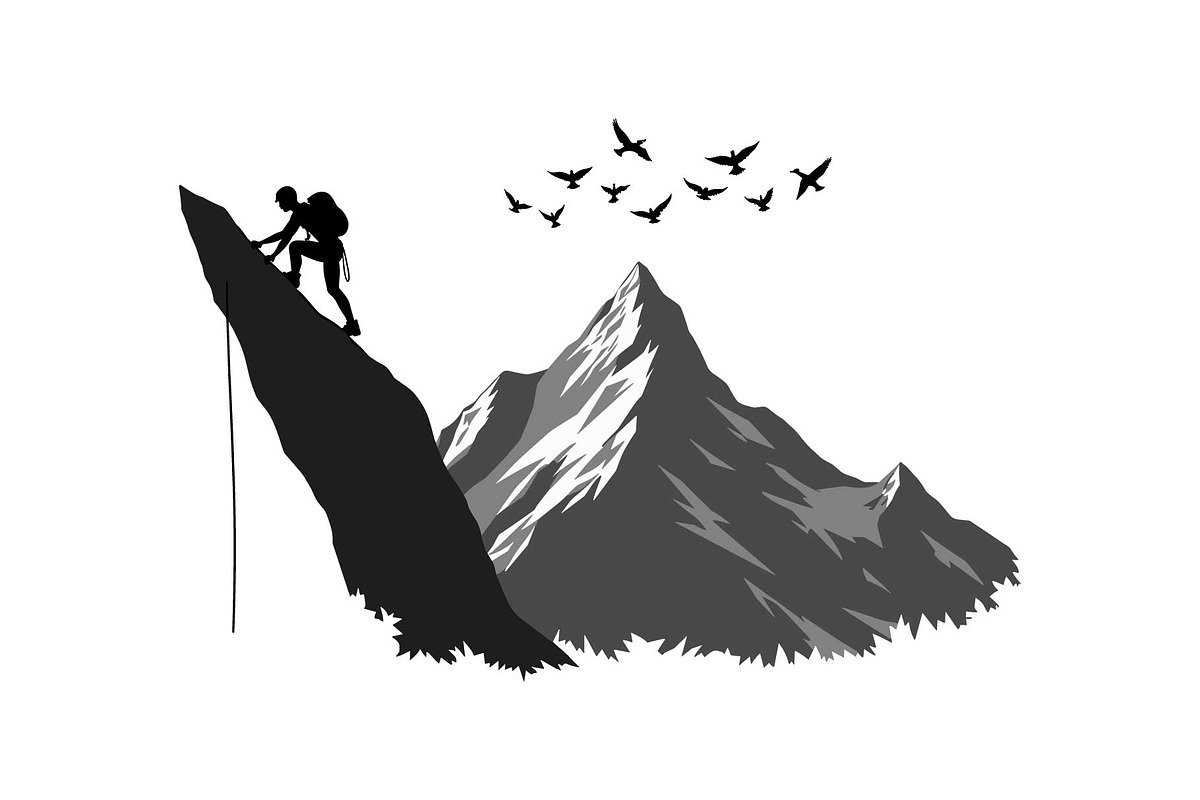 Adventure Hiking Silhouette Bundle, an Object Graphic by Designs_River (Photo 15 of 16)