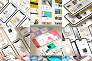 ALL 3D iPHONE MOCK-UP BUNDLE VOL-I2, an iPhone Mockup by Graphicsworld125 (Thumbnail 2 of 20)
