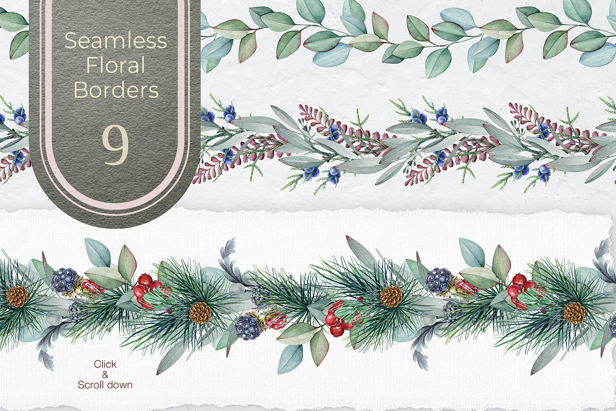 Winter Birds Watercolor Clipart, an Animal Illustration by AnitaPol (Photo 12 of 14)