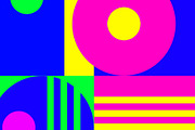 Geometric in Bold Color, a Pattern Graphic by Sharon Schwalbe (Thumbnail 5 of 6)