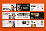 White Company Profile Fashion PPT, a Presentation Template by graphicook (Thumbnail 3 of 8)