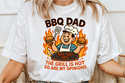 BBQ Dad Funny Fathers Day Sublimatio, an Illustration by DreamCafeArt (Thumbnail 2 of 7)