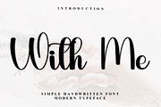 With me, a Handwritten Font by InermediaSTUDIO (Thumbnail 6 of 7)