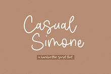 Casual Simone Font