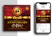 Church Anniversary Service Program T, a Flyer Template by AfzaalGraphics (Thumbnail 2 of 2)