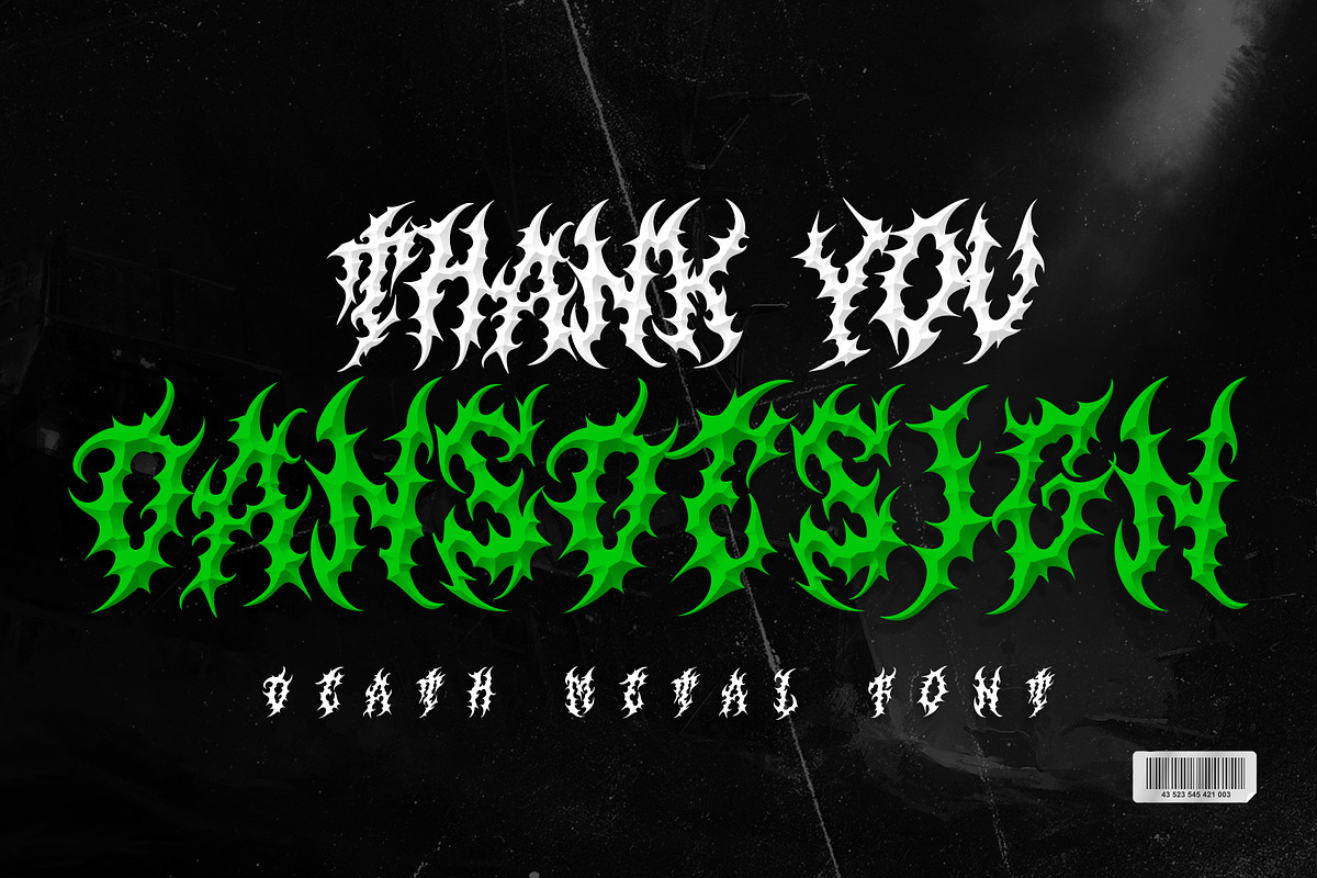 SATRUNS Metal Blackletter Horror, a Blackletter Font by dansdesign (Photo 12 of 18)