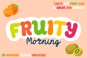 Fruity Morning - Font Family