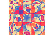 Red Yellow Blue Modern Art Seamless, a Pattern Graphic by Sharon Schwalbe (Thumbnail 1 of 2)