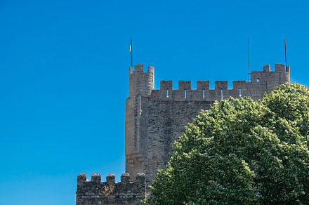 Braganca castle exterior, branganca, portugal