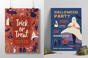Halloween posters, cards, seamless, a Decorative Illustration by Good Studio (Thumbnail 9 of 15)