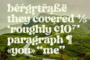 Indigo Sky - Retro Serif, a Serif Font by Fenotype (Thumbnail 13 of 15)
