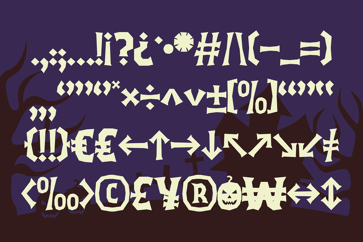 Cretomb Halloween Font, a Serif Font by Marvadesign (Photo 6 of 11)