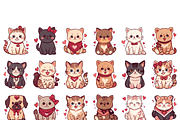 Valentines Day Stickers Pack I PNG, an Object Graphic by S Graphic Studio (Thumbnail 2 of 6)