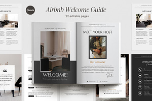 Canva Airbnb Welcome Book Template