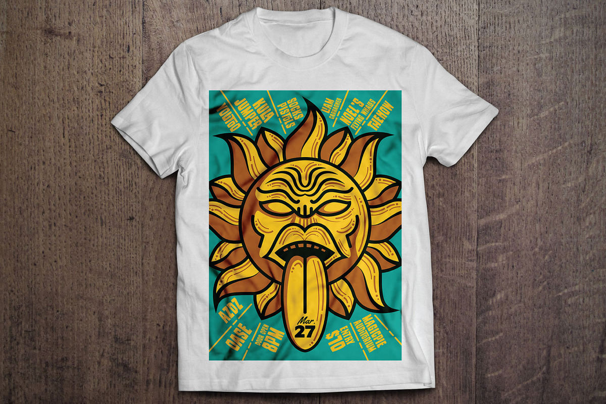 Sunny Summer Illustrated Flyer, a Flyer Template by ashenterprise (Photo 3 of 3)