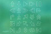 Arrows Vector Icon Set, an Icon by Krukowski Graphics (Thumbnail 3 of 6)