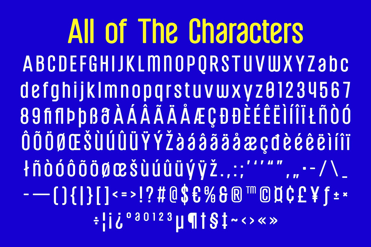 Welcome – Condensed Font, a Sans Serif Font by Craft Supply Co. (Photo 8 of 8)
