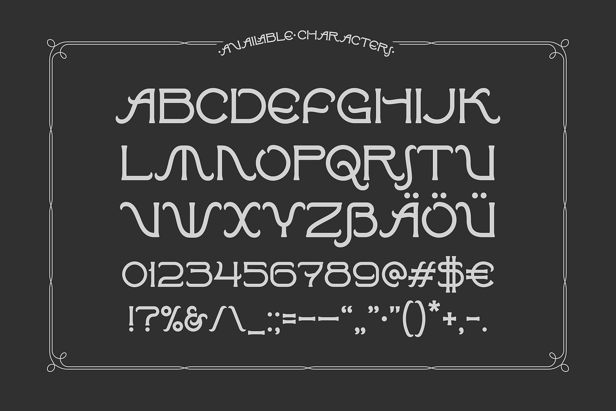 Affair Typeface & Graphics preview 5