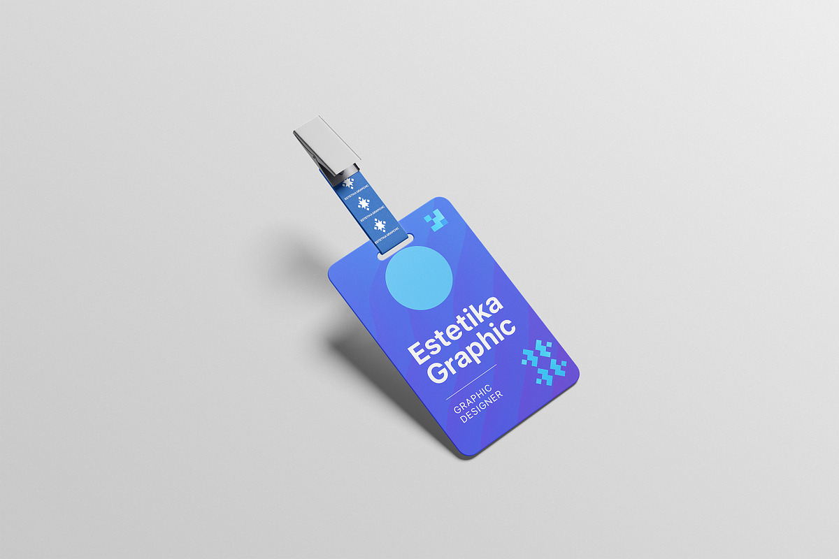 ID Card Mockup, an Advertising Mockup by Afif_studio (Photo 2 of 5)