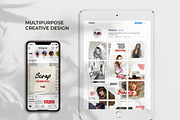 Scrap - Instagram Puzzle Feed, a Social Media Template by Plan B (Thumbnail 3 of 6)